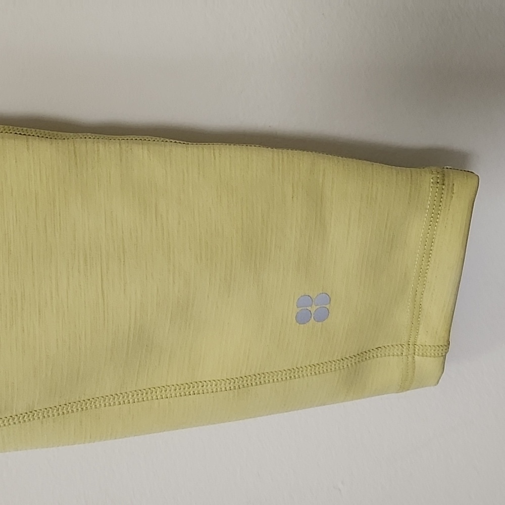 Sweaty Betty Super Sculpt 7/8 Length Leggings yellow Green Size Medium - Picture 10 of 16